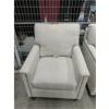 Image 1 : Fabric Upholstered Arm Chair with Nail Head Detail