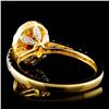 Image 3 : 18K Gold 1.63ct Sapphire & 0.74ctw Diamond Ring