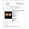 Image 3 : 10K Gold 0.38ctw Diamond Earrings