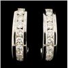 Image 1 : 14K Gold 1.60ctw Diamond Earrings