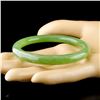 Image 2 : Chinese Fine Nephrite Jade Green Bangle