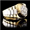 Image 3 : 14K Gold 0.91ctw Diamond Ring