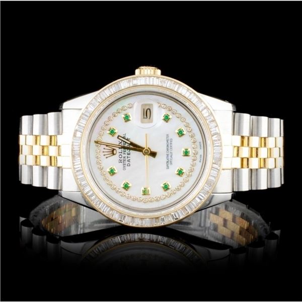 Rolex DateJust 3.00ct Diamond 36mm Wristwatch