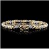 Image 2 : 14K Two-Tone 1.00ctw Diamond Bracelet