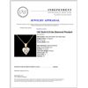 Image 4 : 14K Gold 0.31ctw Diamond Pendant