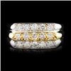 Image 1 : 14K Gold 0.86ctw Diamond Ring