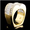 Image 2 : 18K Gold 4.49ctw Diamond Ring