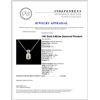 Image 4 : 14K Gold 0.60ctw Diamond Pendant