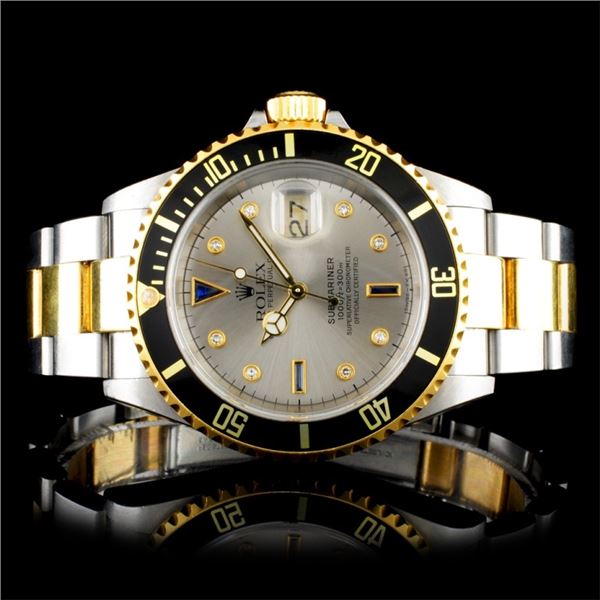 Rolex Submariner 16613 YG/SS 40MM Wristwatch