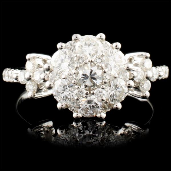 18K Gold 1.24ctw Diamond Ring