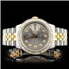 Image 1 : Rolex YG/SS DateJust Diamond 36MM Watch