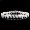 Image 1 : 14K Gold 1.00ctw Diamond Bracelet