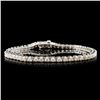 Image 1 : 14K Gold 3.57ctw Diamond Bracelet