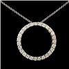 Image 1 : 14K Gold 0.73ctw Diamond Pendant