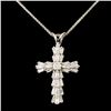 Image 1 : 14K Gold 1.29ctw Diamond Pendant