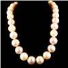 Image 1 : 14K Yellow Gold 12-16MM Rose South Sea Pearl