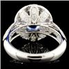 Image 2 : 14K Gold 2.14ct Tanzanite & 1.71ctw Diamond Ring