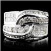 Image 1 : 18K White Gold 2.18ctw Diamond Ring