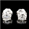 Image 1 : 14K Gold 0.58ctw Diamond Earrings