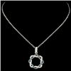 Image 1 : 14K Gold 0.26ctw Fancy Color Diamond Pendant