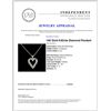 Image 4 : 14K Gold 0.63ctw Diamond Pendant