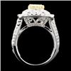 Image 3 : 18K Gold 2.74ctw Fancy Diamond Ring