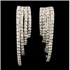 Image 1 : 18K Gold 0.68ctw Diamond Earrings