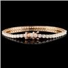 Image 2 : 14K Gold 5.20ctw Diamond Bracelet