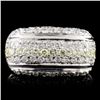 Image 2 : 14K Gold 3.15ctw Diamond Ring