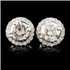 Image 1 : 14K Gold 1.15ctw Diamond Earrings