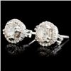 Image 2 : 14K Gold 1.15ctw Diamond Earrings