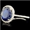 Image 2 : 14K Gold 2.12ct Tanzanite & 0.48ctw Diamond Ring