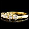 Image 2 : 18K Gold 0.65ctw Diamond Ring