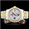 Image 1 : Rolex DateJust Diamond 36mm Wristwatch