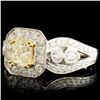 Image 2 : 18K Gold 1.51ctw Fancy Diamond Ring