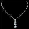 Image 2 : 18K Gold 0.50ctw Fancy Color Diamond Pendant