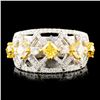 Image 2 : 18K Gold 1.71ctw Fancy Diamond Ring