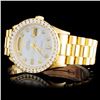 Image 6 : Rolex 18K YG Presidential Diamond Wristwatc
