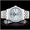 Image 1 : Rolex SS DateJust Diamond 36mm Wristwatch