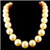 Image 1 : 14K Gold 14-16MM Tahitian South Sea Pearl Necklace