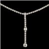 Image 1 : 18K Gold 1.40ctw Diamond Necklace