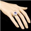 Image 3 : 14K Gold 3.58ct Tanzanite & 0.80ctw Diamond Ring