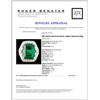 Image 5 : 18K Gold 8.19ct Emerald & 1.68ctw Diamond Ring