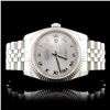 Image 1 : Rolex 18K & SS DateJust 116234 Rodium Roman Super