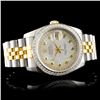 Image 2 : Rolex DateJust 116233 YG/SS Diamond 36MM Watch