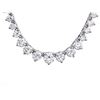 Image 2 : 18k White Gold 9.50ct Diamond Necklace