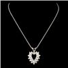 Image 2 : 14K Gold 0.64ctw Diamond Pendant