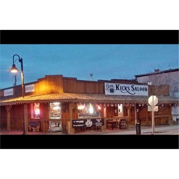 Kicks Building & Land. Address: 4820 49 Ave, Redwater- UPGRADED Building and Land for sale