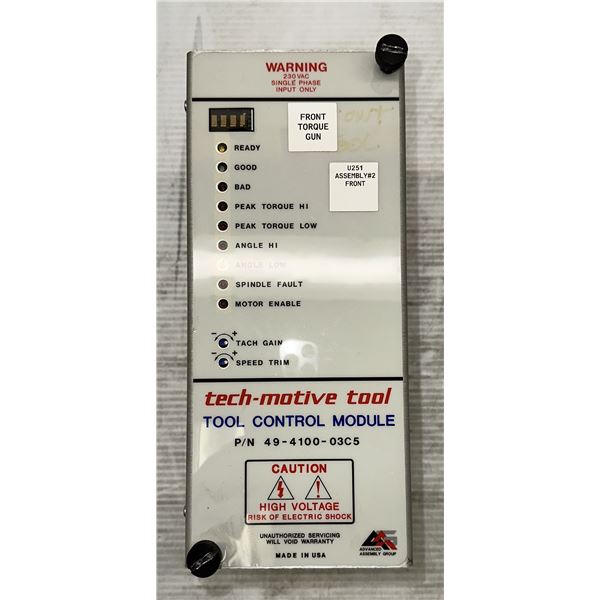 Tech-Motive Tool #49-4100-03C5 REV:B Tool Control Module