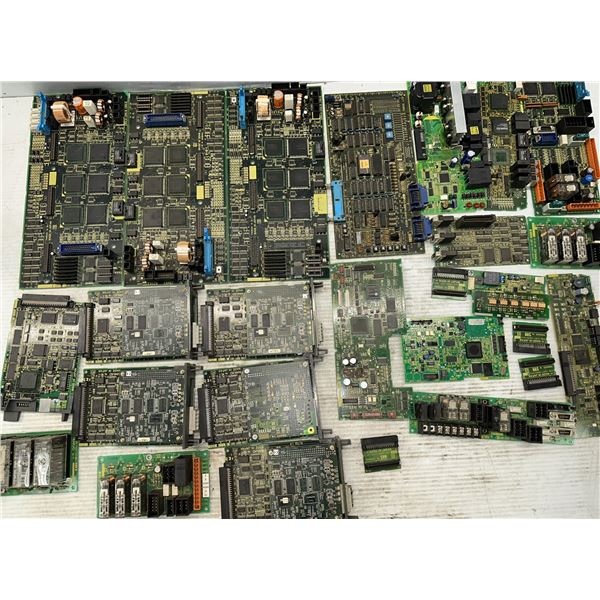 Lot of Assorted Fanuc Circuit Boards as Pictured